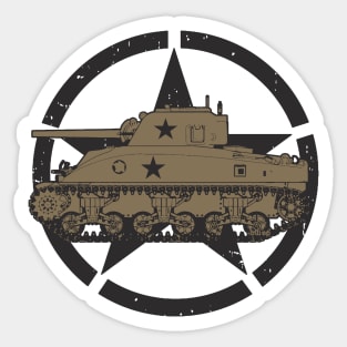 M4 Sherman | World War 2 Vehicle Sticker